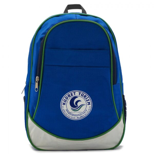 Backpack with Colorful Stripe Detail