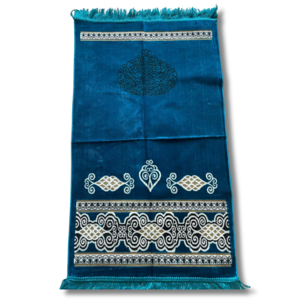 Royal Velvet Prayer Rug Brigt Blue