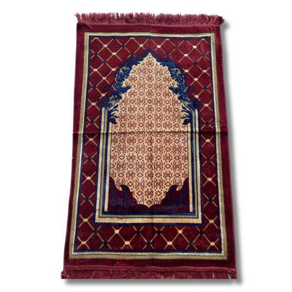 Burgundy Prayer Rug