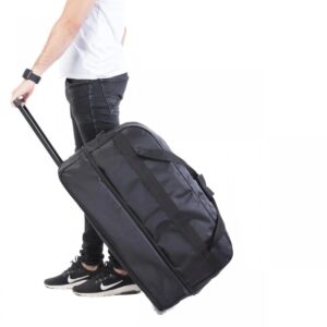 Medium Size Gusseted Luggage Bag with Trolley