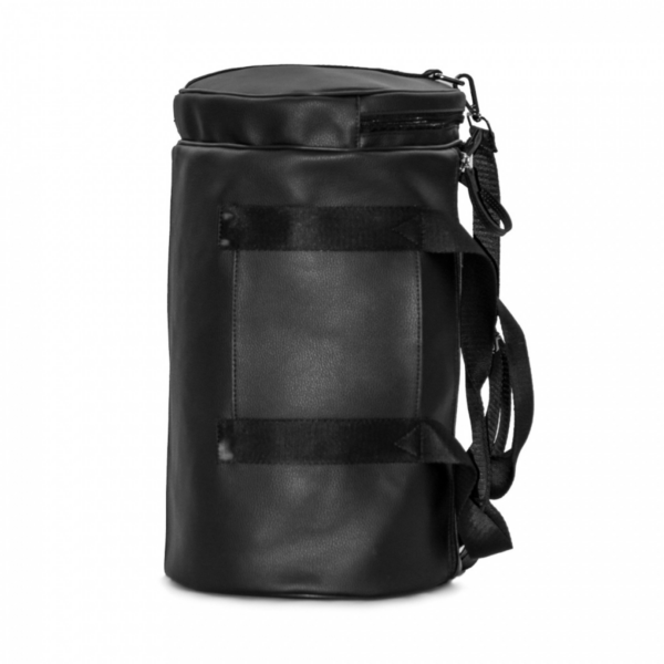 Leather Cylinder Sports and Travel Bag - Image 3