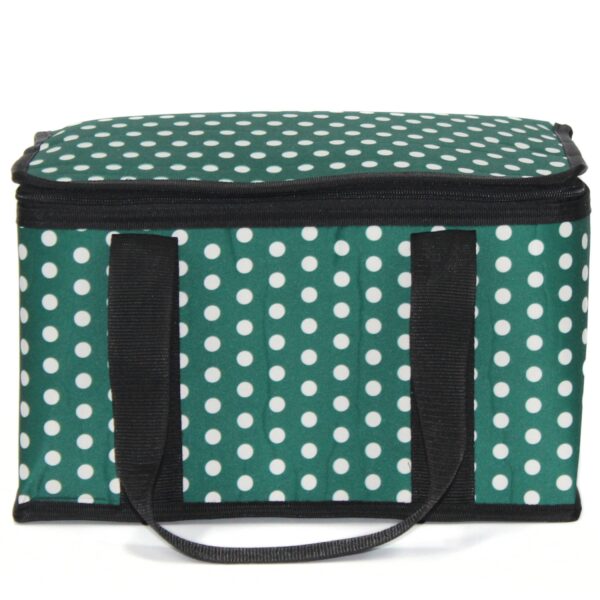 Digitally Printed Polka-Dot Patterned Picnic Thermos Bag - Image 6