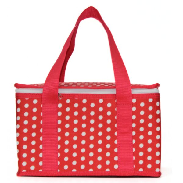 Digitally Printed Polka-Dot Patterned Picnic Thermos Bag - Image 4