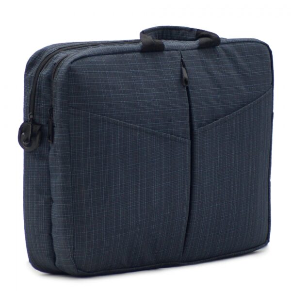 Striped Fabric Detailed Laptop and Briefcase Bag - Image 3