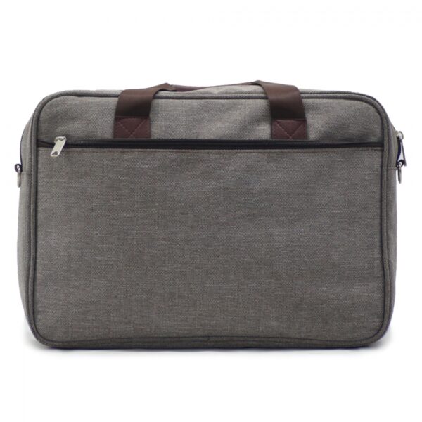Linen Lux Fabric Notebook Bag - Image 2