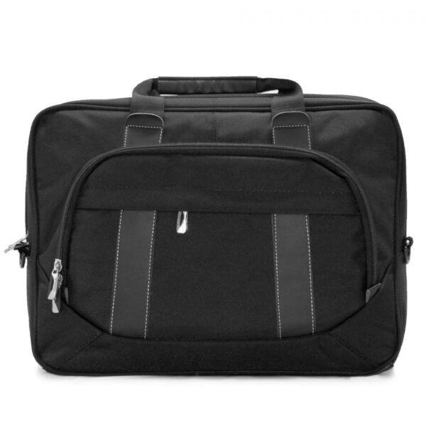 Faux Leahter Detailed Laptop and Briefcase Bag - Image 3