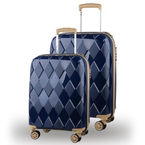 PP Polypropylene Two Size Suitcase Set