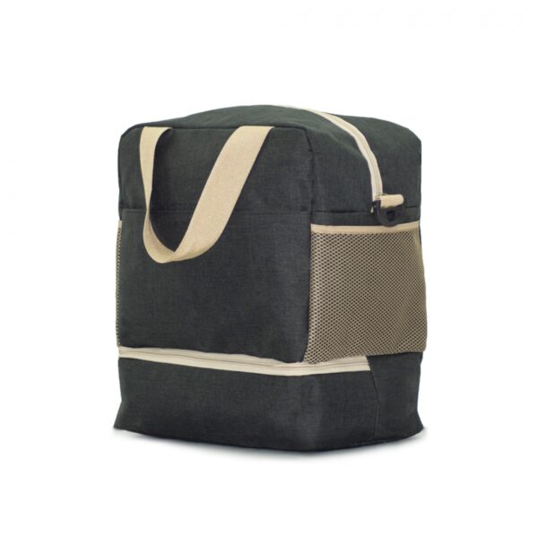 Multi Compartment Mesh Pocket Detailed Warm Keeper Thermos Bag - Image 2