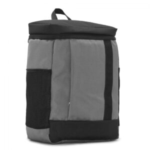 Two Color Designed Mesh Pocket Detailed Cooler Thermos Bag